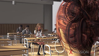 3d dickgirl teacher fucks a cute college girl in the dungeon