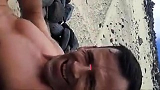 Spanish Beach Masturbation