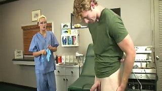 Horny Nurse Gets Wet by Young Patient