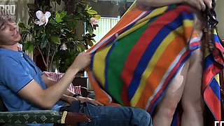 Granny gets fucked by her grandson&excl;