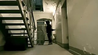 Dominatrix Mistress April Interrogates Slave in Prison Cell 45 - Caning & Cigarette Punishment HD
