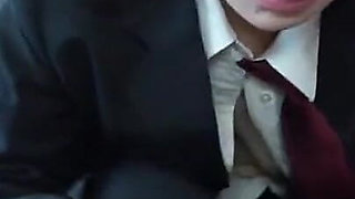 Misaki After School - No Bra No Panties Uniform Date with Her Pale F Cup Curves and First Mouth Finish