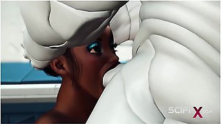 A Sexy Ebony Has Hard Anal Sex With Sex Robot In The Medbay