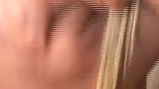 Busty Blonde MILF Gets Tits Sucked and Pussy Fingered Hard