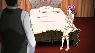 Busty anime maid wetpussy fucked by her master