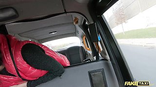 Francesca Palma's facial scene by Fake Taxi