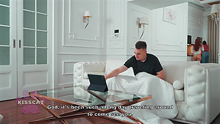 Oops Cum Inside Wifes Step Sister Husband Fucks Two Step Sis in Share Bed Audrey Reid X Mrcat
