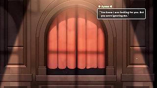 Hentai Game - Summer Clover - Unholy Confession! Hot Cleric Gyaru Performs Blowjob in the Booth