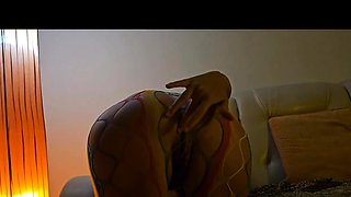 Hard Anal Masturbation with a Big Dildo and Creampie