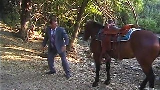 Super Hot Blond Pornstar Charli in Vintage Lesbian Sex