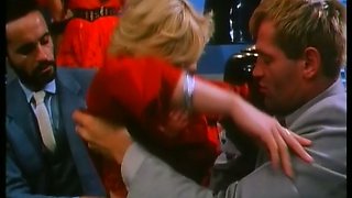 Fabulous and hot vintage sexy babes seduced and fucked on the couch