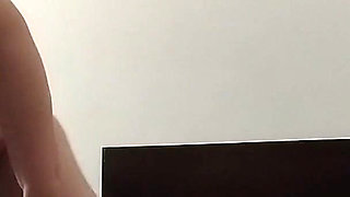 Amateur Woman Has Fun Trying on Clothes and Cutting Them.