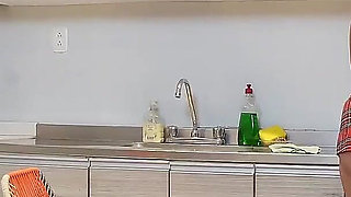 College Girl Swallows All My Milk Right Before I Go to College