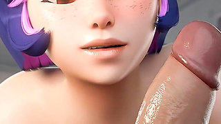 Juno Overwatch 3D - Double Penetration Tight Asshole Gangbang Gone Wrong Hardcore Animation