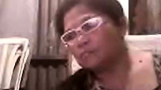 Asian granny Elizabeth 57 yr flashing 5
