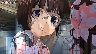 Teen anime banged in group