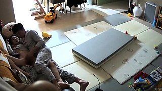 Hardcore voyeur bang at public place