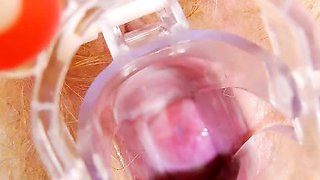 Head nurse practitioner in glasses tantalise her pussy