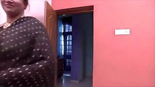 aunty’s big boobs in private room