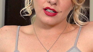 Cute Blonde Rides Her Way to Rent-free Living