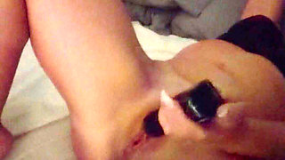 Wife Step Mom Solo Sex with Toys Cumming Part 1