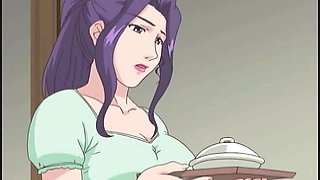 Amazing brunette babe doesn't mind drooling on a hard dong