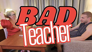 Big Tit Teacher Gets Fucked Hard by Student - Doggystyle & Blowjob
