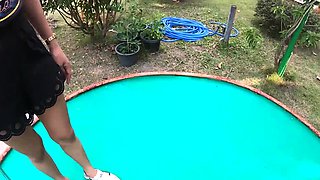 Big boobed amateur Thai slut Noom loves ball games