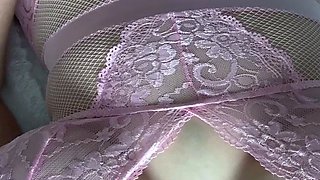 Amateur striptease and Solo masturbation