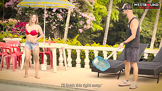 Horny Colombian Babe Annie Marin Fucked by Filip the Pool Guy