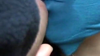 Blue pantyhose mask blow 2