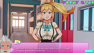 Heroes University H - Prologue - Masturbating Behind the College Part 5