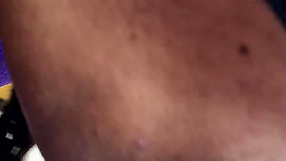 POV Julia Kate Purple and Black Nylon Fuck
