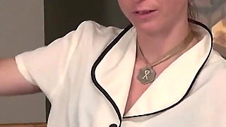 Naughty Redhead MILF Trixie M. Loves to Show You Hairy Ginger Pussy & Armpits