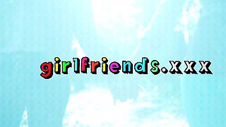 Girlfriends beautiful brunettes romantic sex