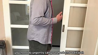 Creamy Ride on StepMom’s Big Ass Before Christmas Party – Cum in Her Mouth