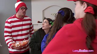 Slutty Trio Gets Caught Stealing Candy