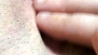 Naughty MILF gives close-up view of her tight juicy cunt