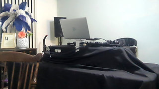 Red corset and house music