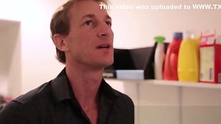 Innocent teen sucks cock