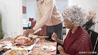 family dinner turns into awesome family foursome