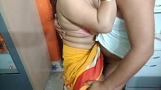 Indian Cute Bhabhi Having Romance