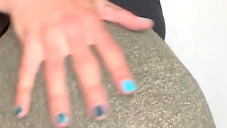 Spank Me or I'd Better Spank Myself! Hear How My Hand Sounds on My Ass and in My Yoga Pants