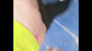 Flashing in the Warehouse for the Boys - BBW Ass & Tits