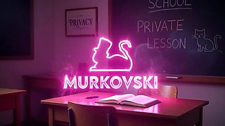 Secret Office Seduction: Cute Teen Student Blows Young English Teacher in Doggystyle