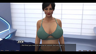 Stranded in Space - the Busty 38 Year Old MILF Lets Me See Her Beautiful Tits