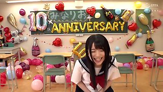 Milk Milk-129 10th Anniversary Work-the Tr With Riona Minami
