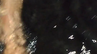 Sneak Out to Skinny Dip with Best Friends Wife Late Night After He Went to Bed