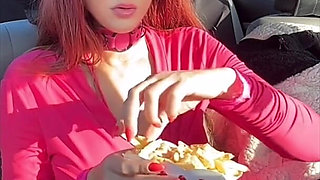 Watch Me Eating My Favorite Fast Food in the Car