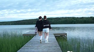 Surfer got to fuck us in a threesome